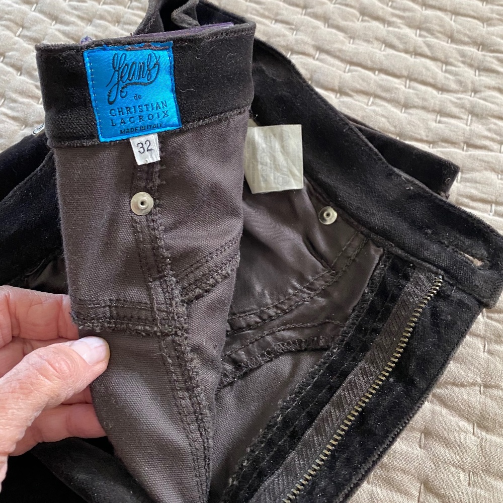 Retro Vintage Designer Christian LeCroix Slacks